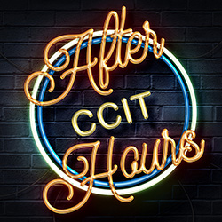 Neon sign of After Hours, CCIT