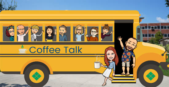 coffee talk bus full of participants
