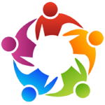 multicolored group icon