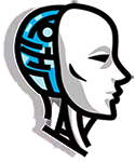 Artificial Intelligence head.