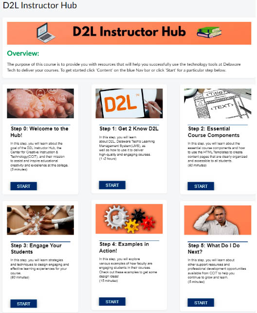 D2L Instructor Hub